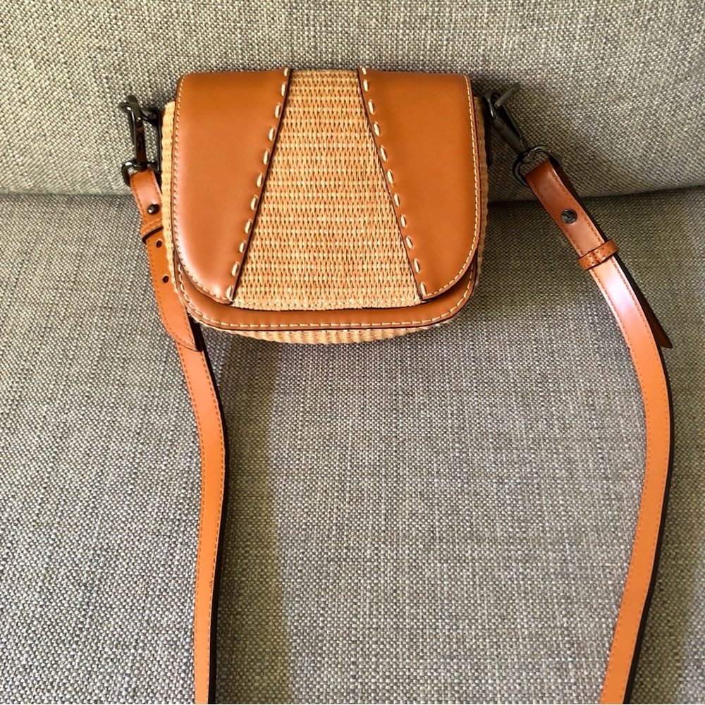 iBlues small raffia crossbody bag